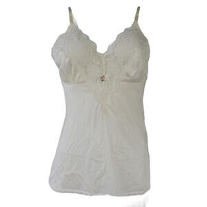 Coquette cami top cream white